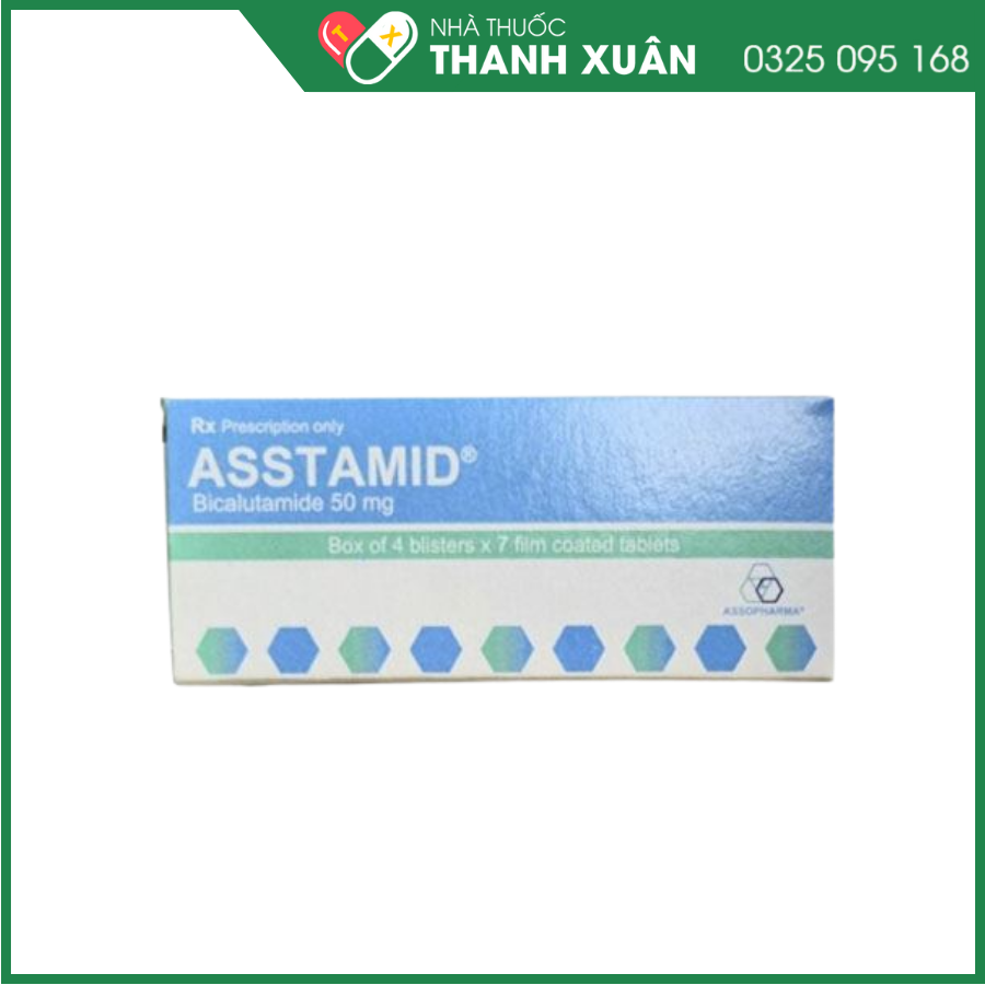 Asstamid 50mg điều trị ung thư tuyến tiền liệt tiến triển
